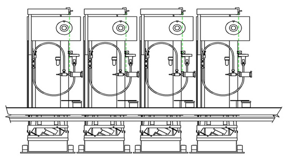 Sistema de envasado en línea